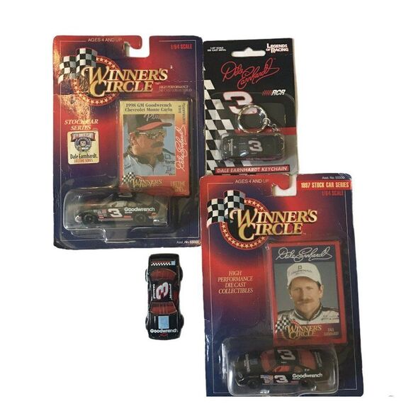 Dale Earnhardt #3 Winners Circle 1997 Stock Car 1998 Chevy Monte Carlo Keychain - Picture 1 of 5